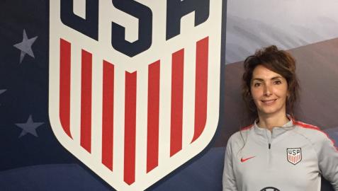 natalia astráin Natalia Astráin, en una concentración con Estados Unidos