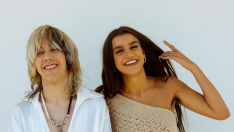 Los artistas Amaia Romero y Rojuu Los artistas Amaia Romero y Rojuu