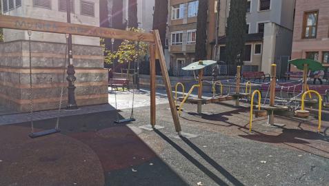parque infantil Los parques han estrenado nuevos elementos de ocio
