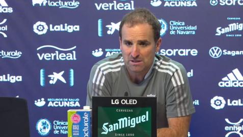arrasate Jagoba Arrasate, este viernes en rueda de prensa