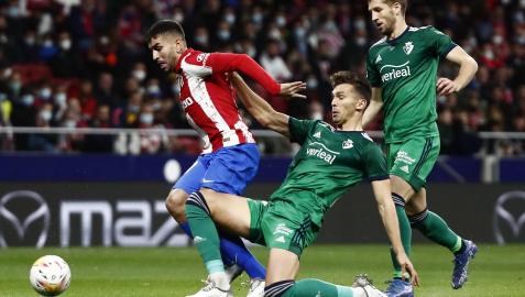 AtmOsa Imágenes del encuentro entre Atlético de Madrid y C.A. Osasuna en el Wanda Metropolitano de la Jornada 14 de LaLiga Santander