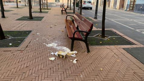Aspecto que presentaba esta mañana el entorno Aspecto que presentaba esta mañana el entorno