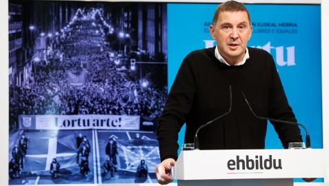 Arnaldo Otegi Arnaldo Otegi, este lunes en San Sebastián