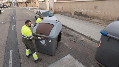 Implantación del quinto contenedor en Tudela Implantación del quinto contenedor en Tudela