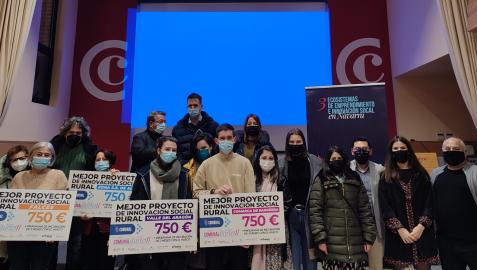 Programa Comunal Jurado y representantes de los proyectos de innovación social para combatir la despoblación seleccionados dentro del programa Comunal