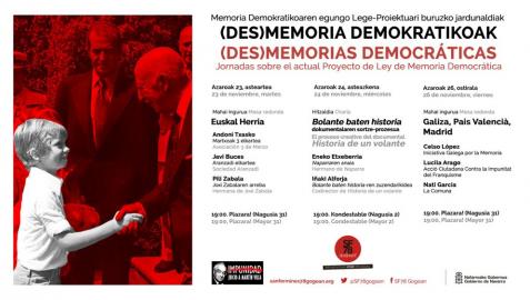 Cartel jornadas desmemoria El cartel objeto de la polémica