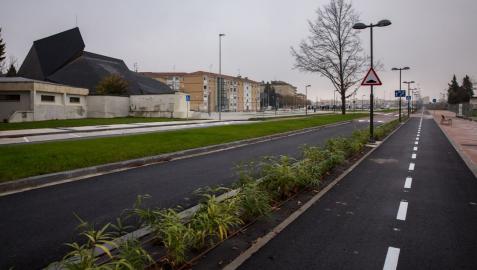 La nueva urbanización del sur del barrio de Txantrea La nueva urbanización del sur del barrio de Txantrea