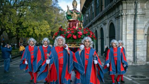 Imagen de archivo de la procesión en honor a San Saturnino Imagen de archivo de la procesión en honor a San Saturnino