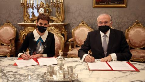 maría chivite Isidro Fainé caixa maría chivite Isidro Fainé caixa