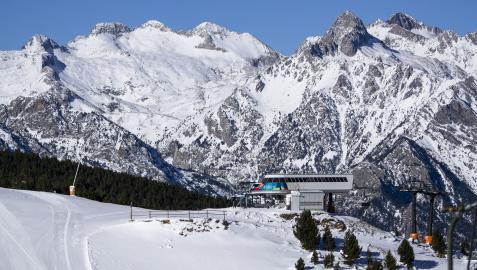 Una panorámica de Formigal, en el Pirineo aragonés Una panorámica de Formigal, en el Pirineo aragonés