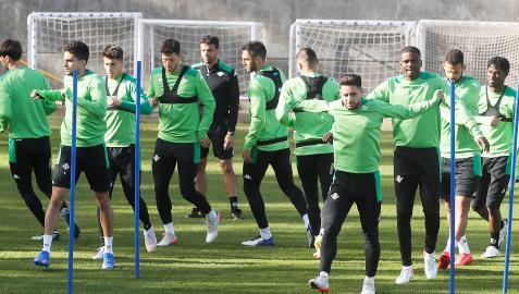 Betis Entrenamiento de la plantilla del Betis este miécoles, 8 de diciembre, en Sevilla