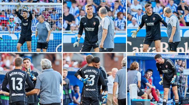Fotos: la rabia de Sergio Herrera por tener que abandonar el partido Sergio Herrera