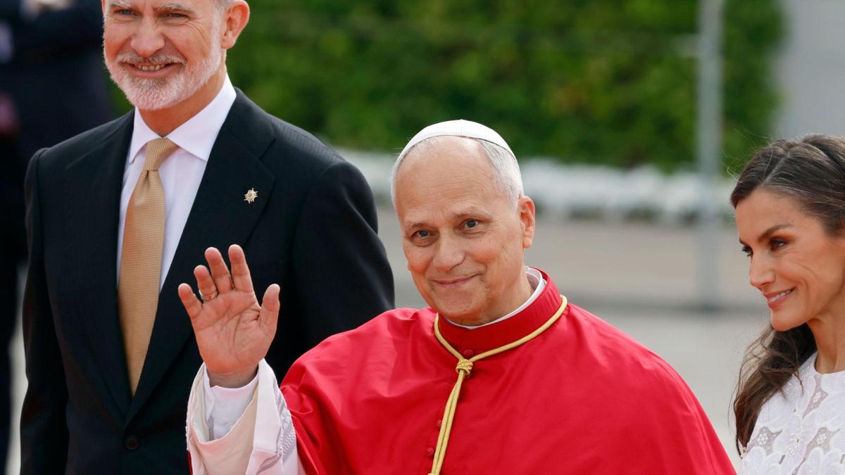<![CDATA[El papa León XIV llega a Madrid en su primer viaje apostólico a España]]>
