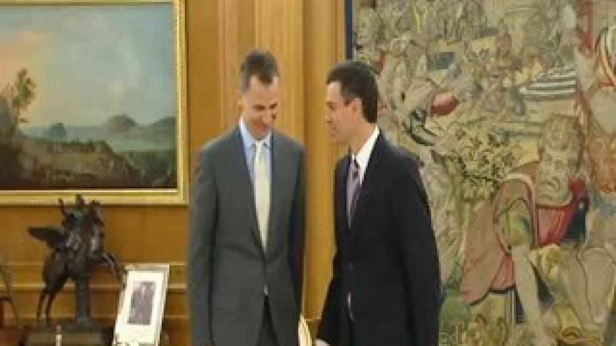 El Rey recibe en Zarzuela a Pedro Sánchez