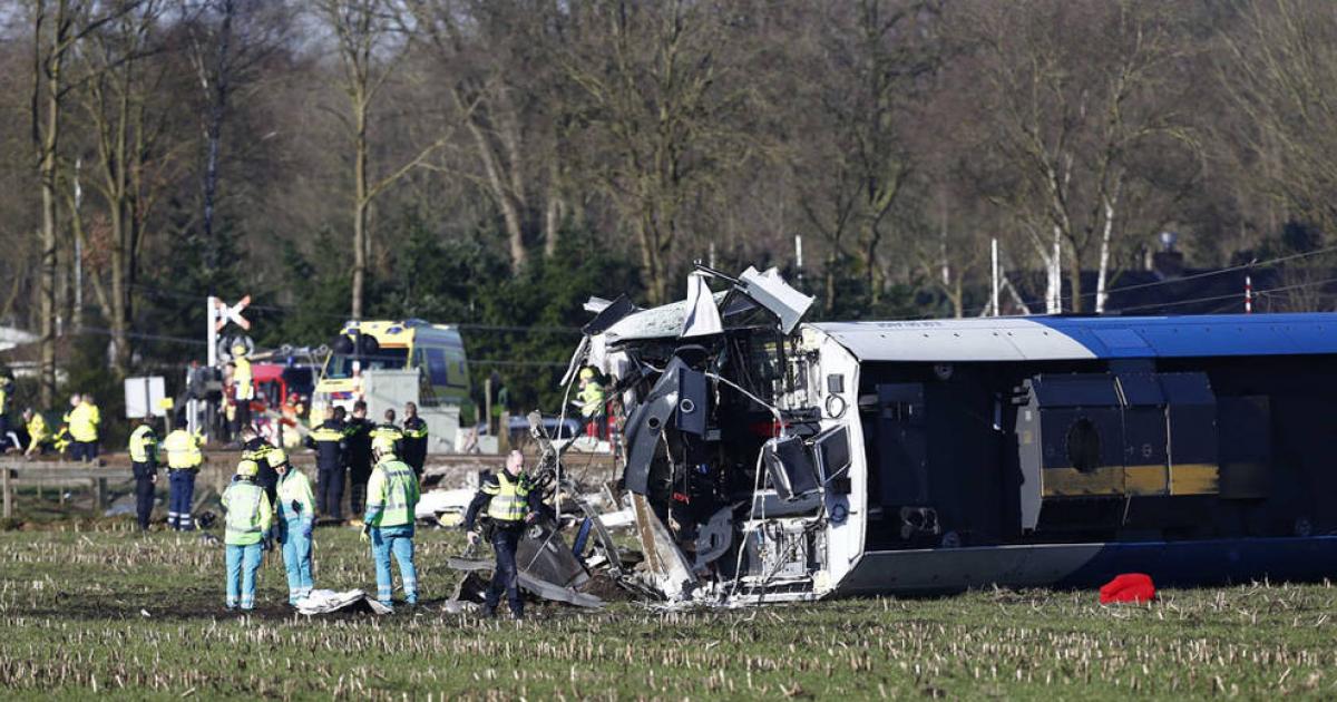 Sucesos Un accidente de tren en Holanda causa al menos un muerto y un herido grave