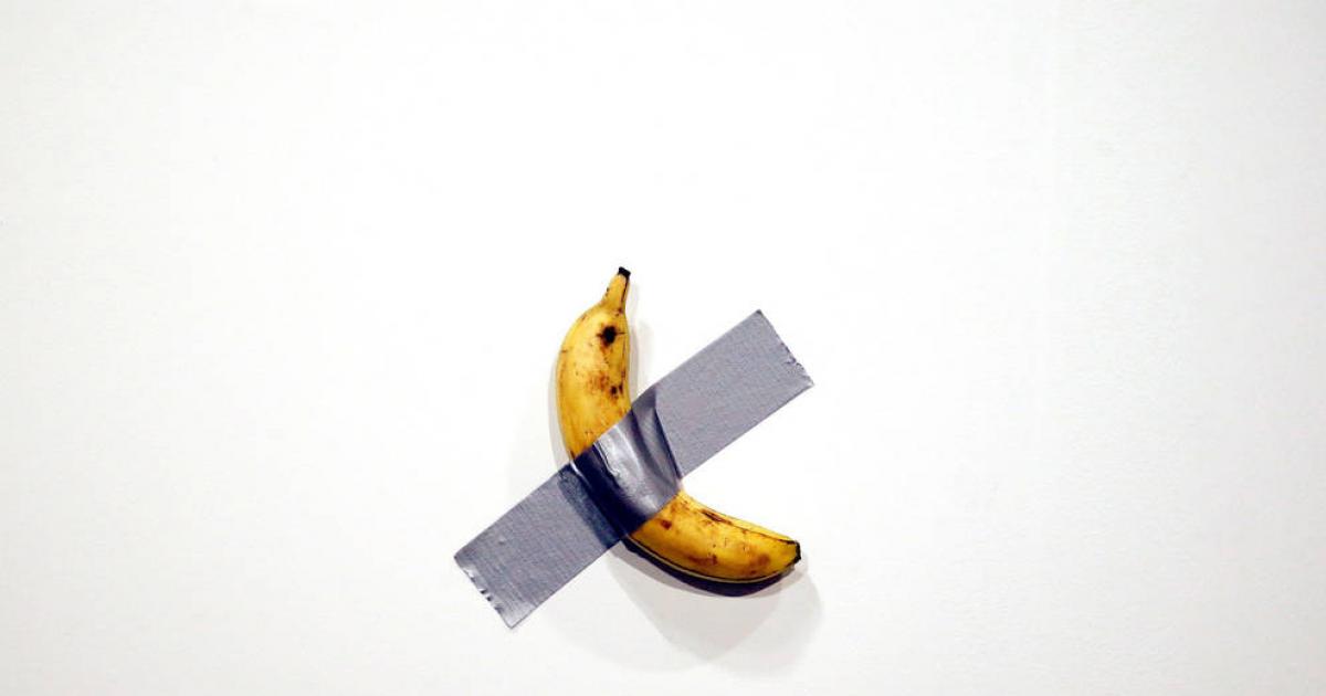 ¿Una banana pegada en la pared es una obra de arte?