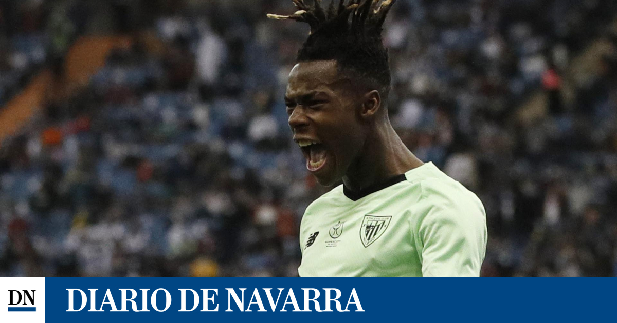 El navarro Nico Williams, el héroe del Athletic en Riad: &quot;Nunca imaginé vivir esto&quot;