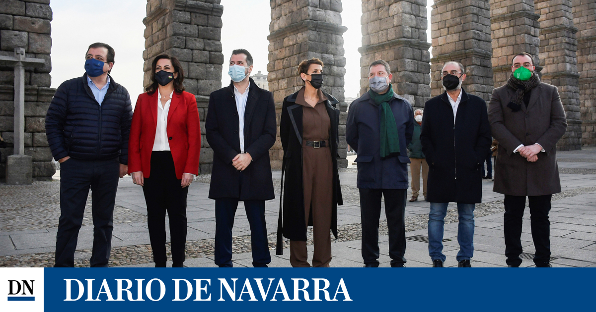 Chivite apoya la candidatura de Tudanca en un acto en Segovia