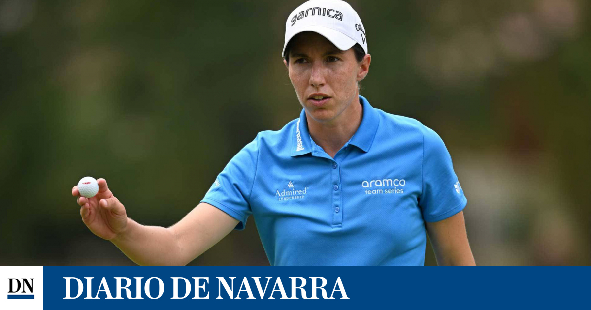 Carlota Ciganda, third in the Evian Championship