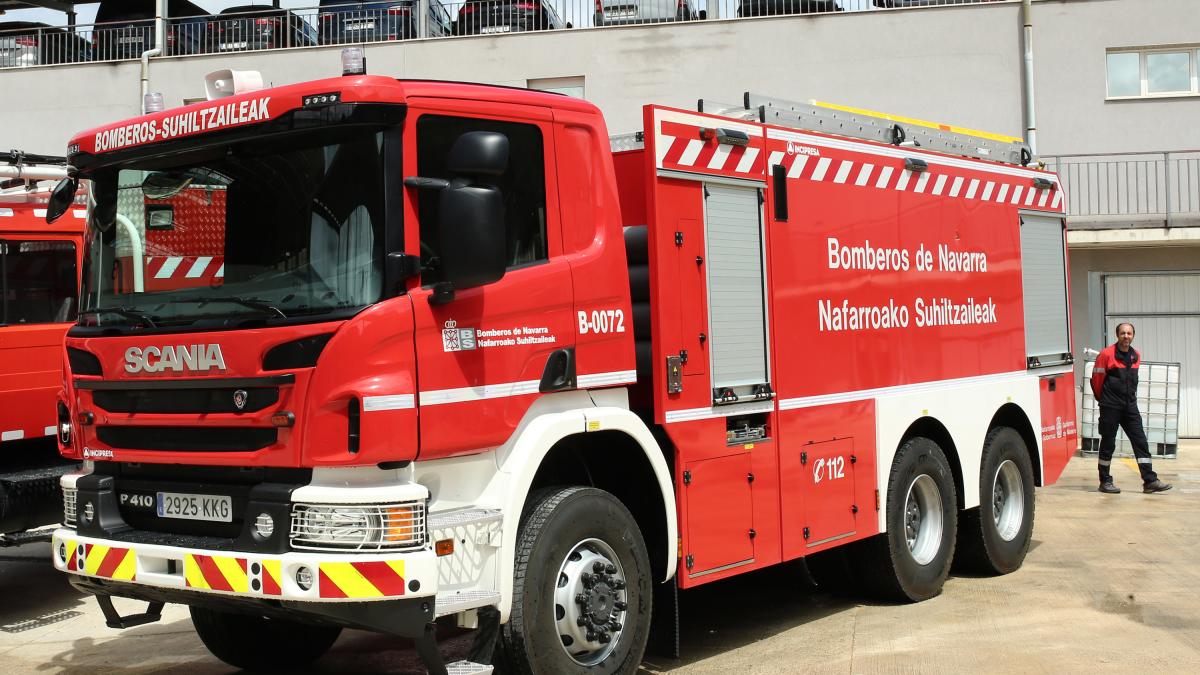 <![CDATA[Incendio en un restaurante de Pamplona al arder la campana de la cocina]]>