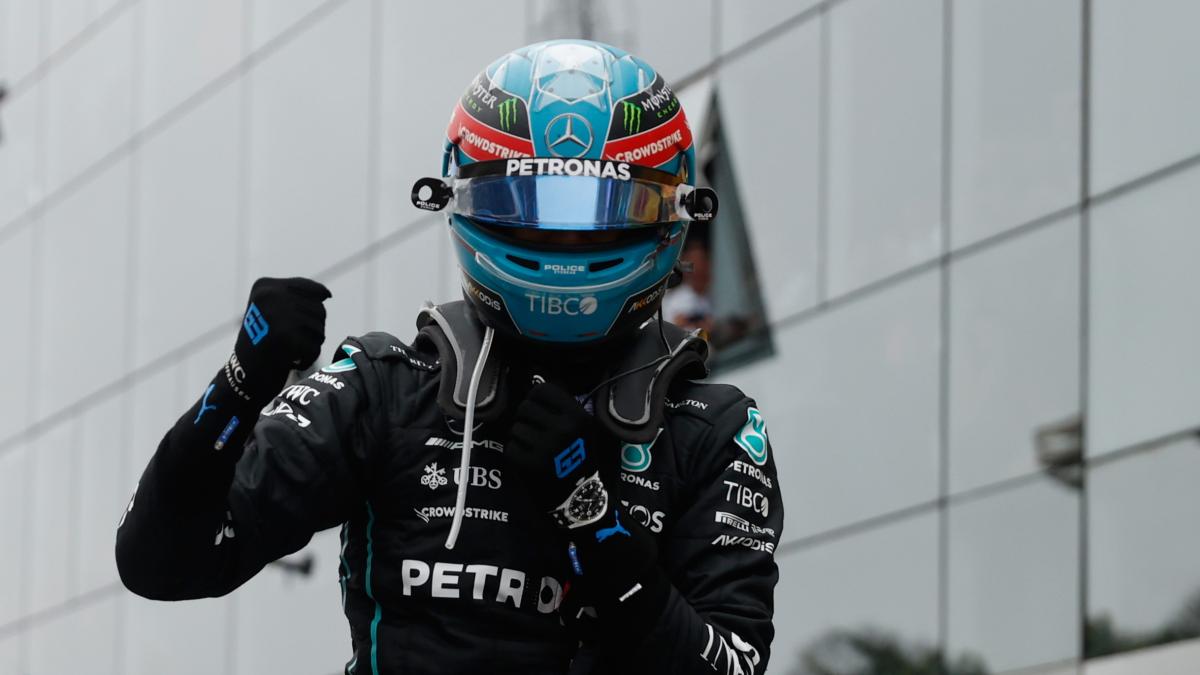 Russell logra su primera victoria en la F1, Sainz acaba tercero y ...