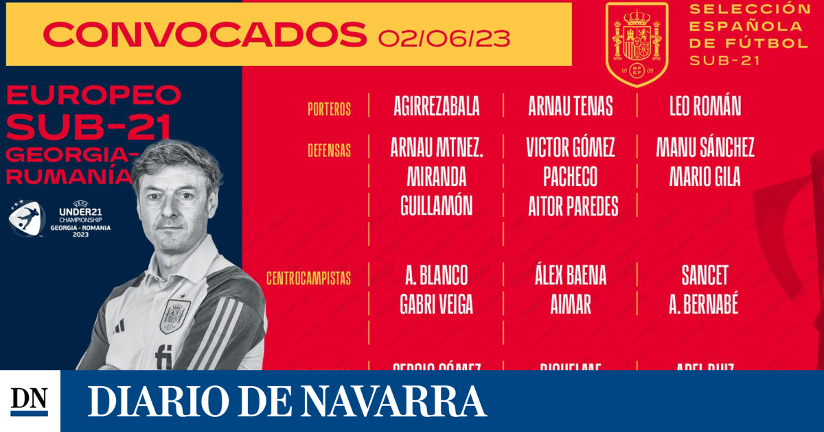 Aimar Oroz e Manu Sánchez, na lista da Espanha para o europeu sub-21