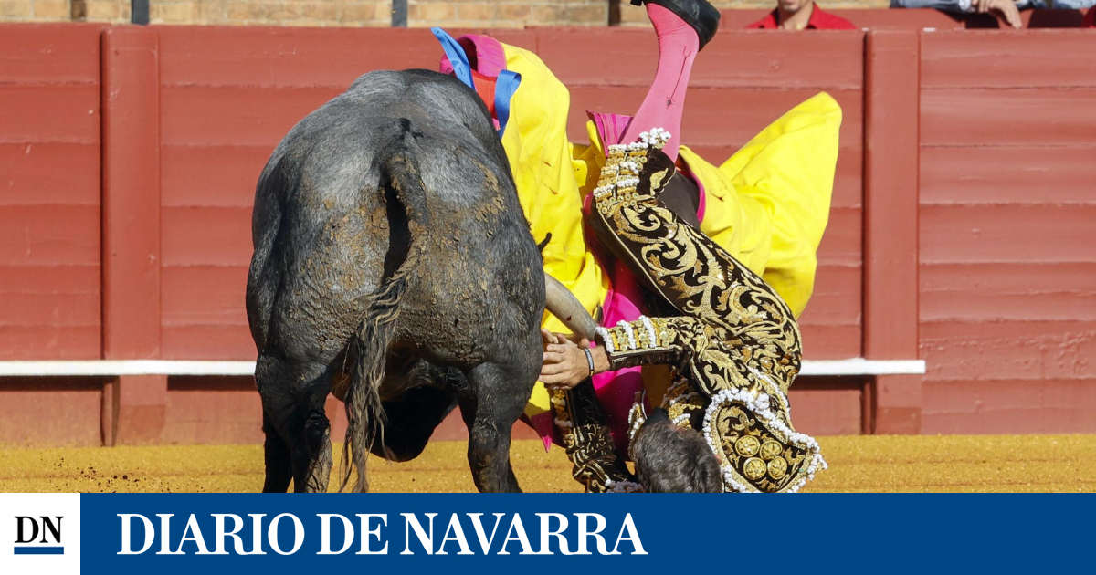 Fotos De La Cogida A Escribano En La Maestranza, Quien Tras Ser Operado 