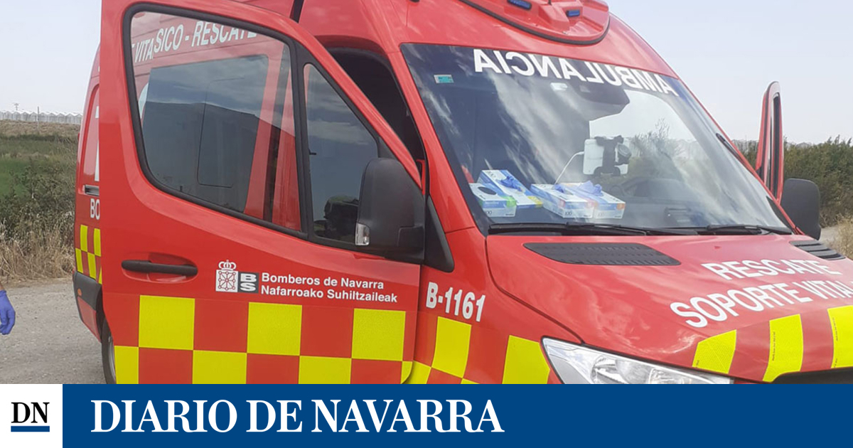 Trasladado un trabajador de un centro deportivo de Pamplona tras inhalar cloro