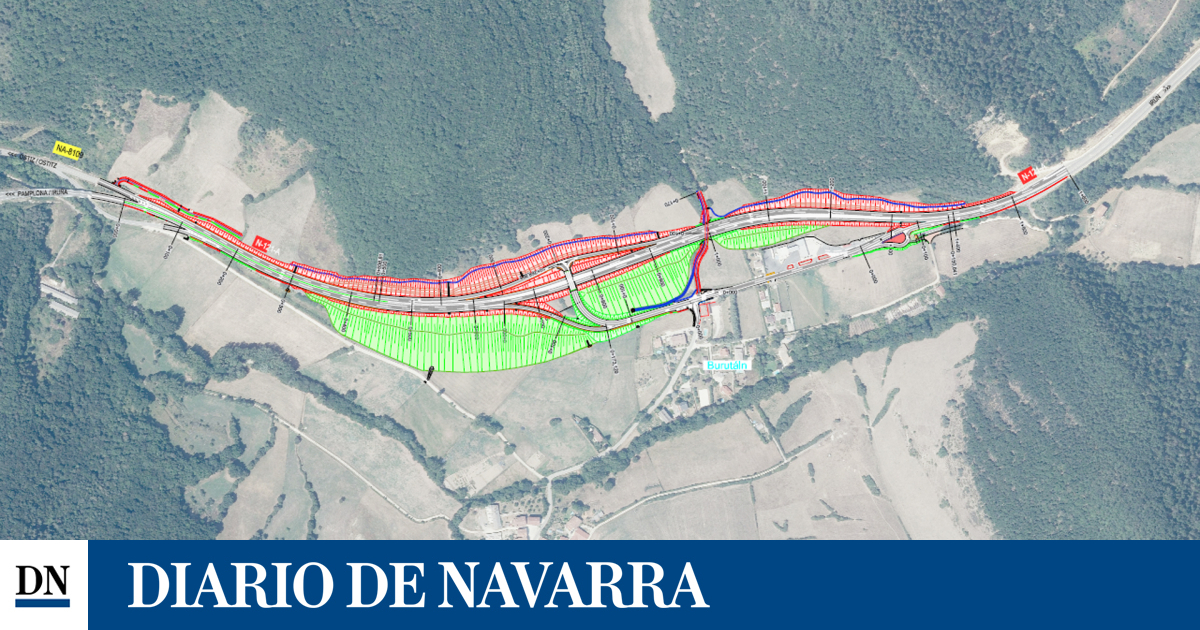 La salida a Ostiz desde Irun en la N-121-A permanecerá cortada desde el próximo lunes