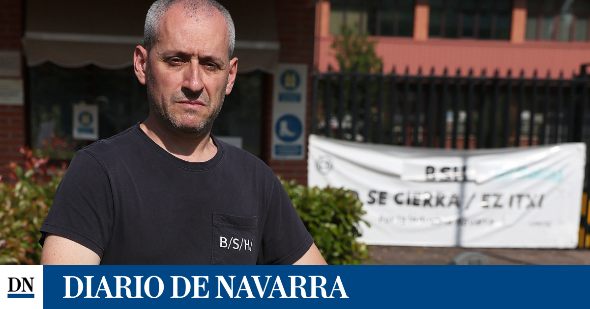 Juanjo Hermoso de Mendoza, presidente del comité de empresa de BSH Esquíroz: "Hemos estado unidos hasta el último suspiro"