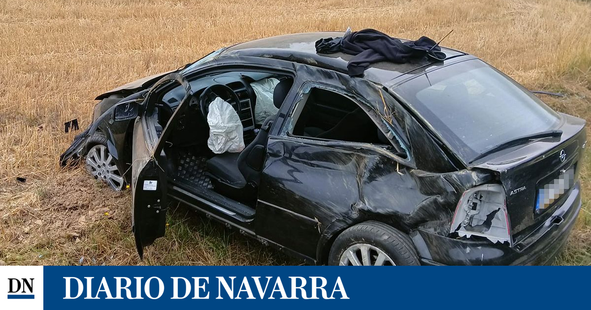 Herida leve una mujer de 30 años tras una salida de vía en Güesa