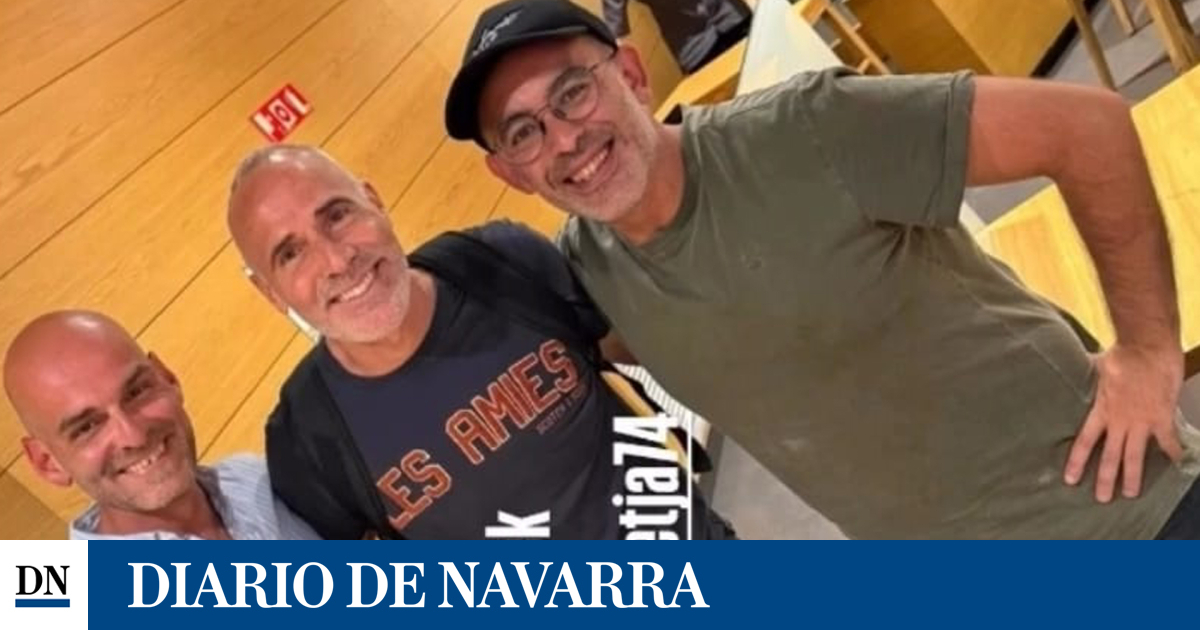 Álex Corretja, comensal ilustre en uno de los templos gastronómicos de Pamplona