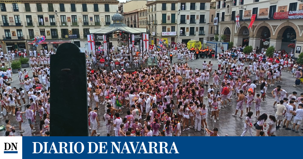 El cohete de fiestas de Tudela 2025, en directo