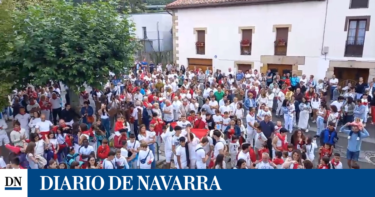Vídeo del cohete de fiestas de Santa Ana de Olazagutía 2025