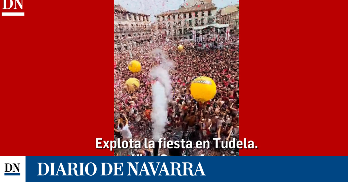 Vídeo con el momento del inicio de las fiestas de Santa Ana 2025