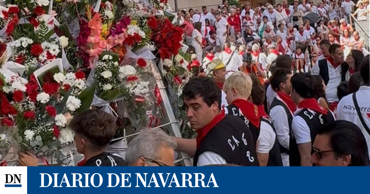Vídeo de la ofrenda floral a Santa Ana en las fiestas de Tudela 2025