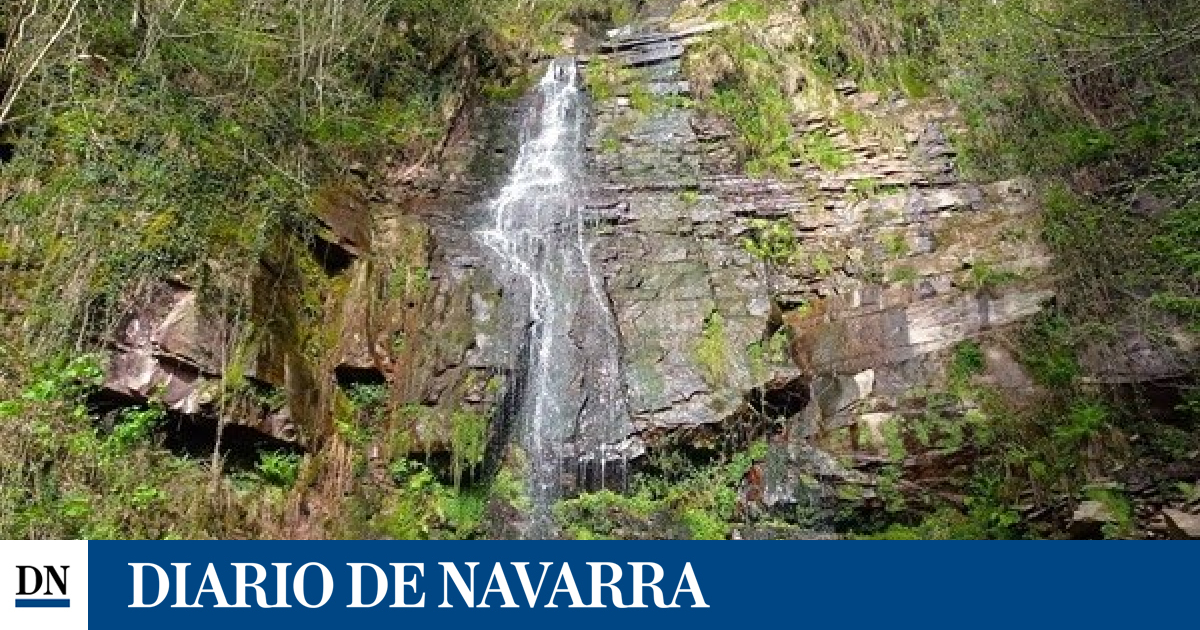 Cascada de Oinaska desde Elizondo