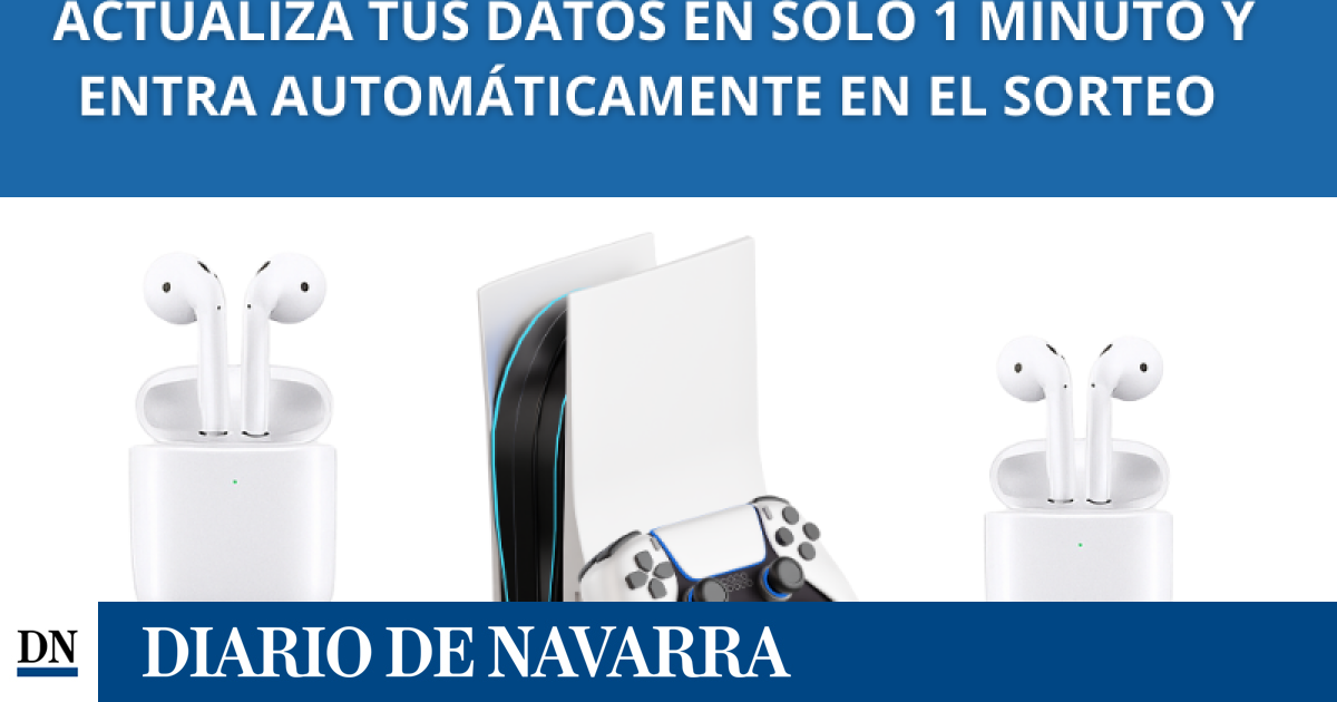 Ser suscriptor de Diario de Navarra tiene premio: entra en el sorteo de una PlayStation 5 y dos AirPods