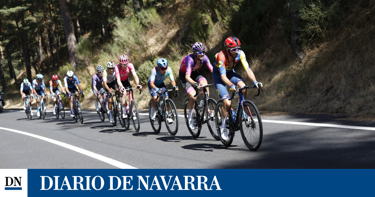 El pelotón evita el paso por Cercedilla por acumulación de manifestantes propalestinos