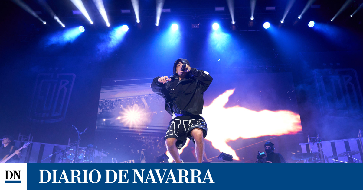 El rap de Trueno enloquece al Navarra Arena