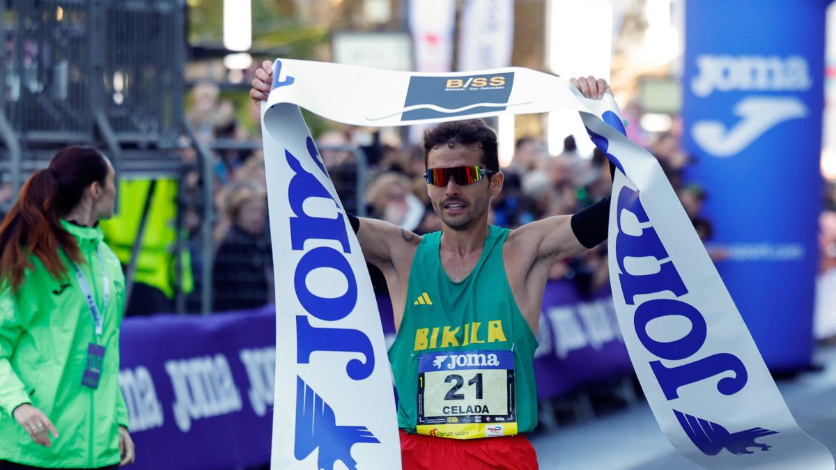 <![CDATA[Raúl Celada y Katherine Tisalema ganan la Behobia-San Sebastián: consulta aquí las clasificaciones]]>