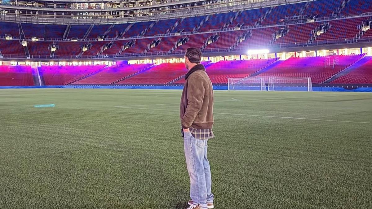 <![CDATA[Leo Messi regresa al Camp Nou]]>