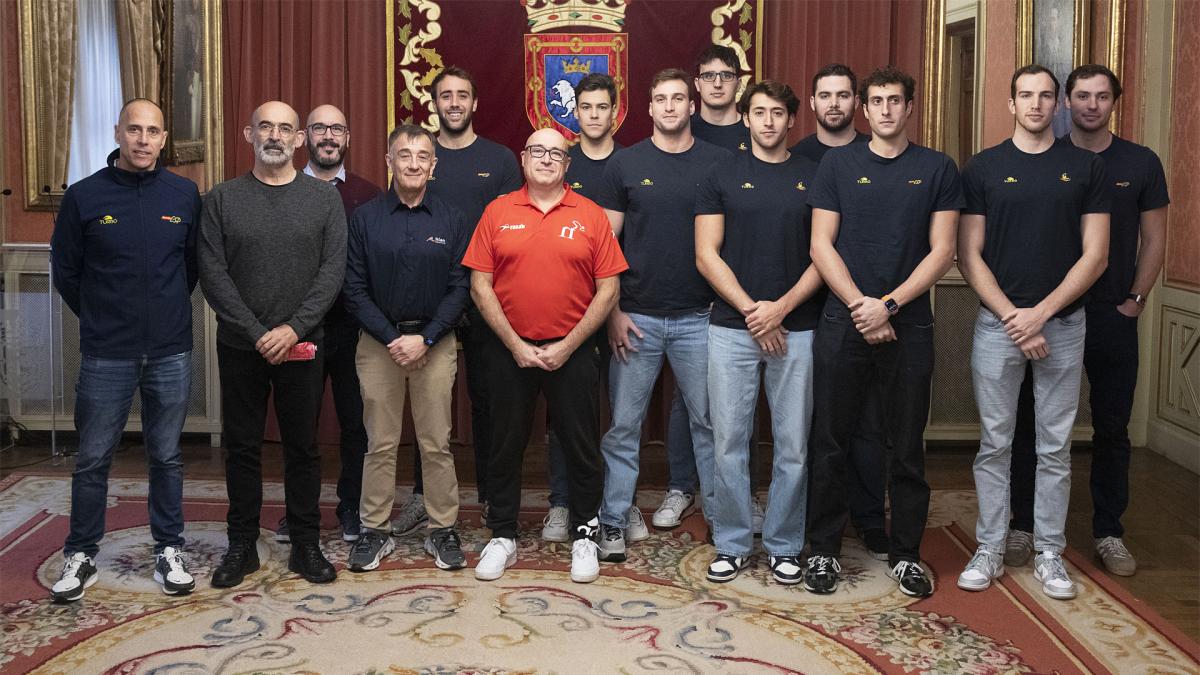 <![CDATA[Recepción en el Ayuntamiento a la selección española de waterpolo]]>