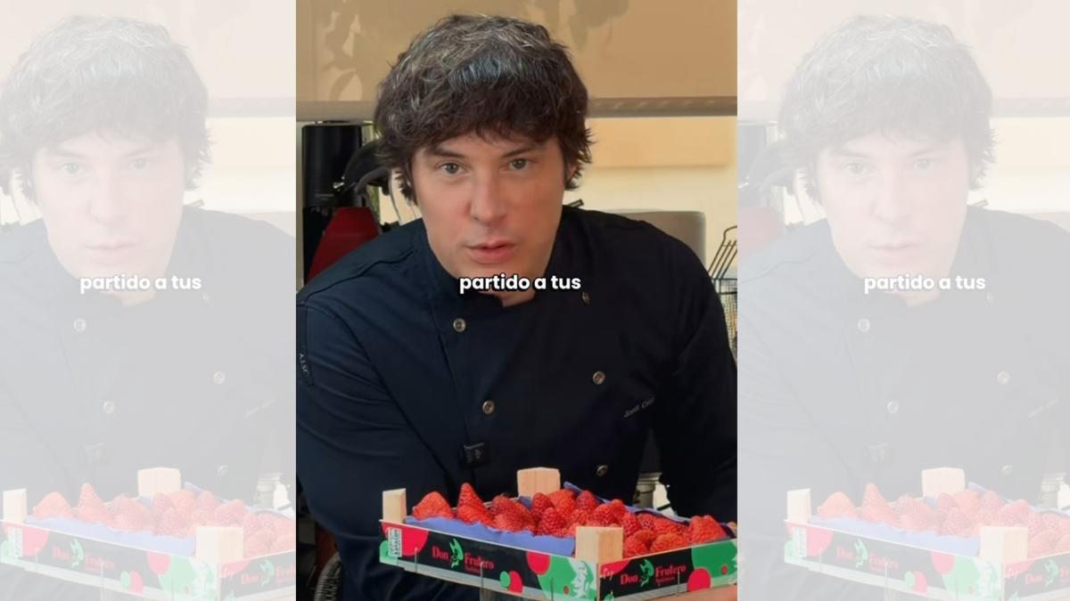 <![CDATA[El truco del chef Jordi Cruz para que las fresas duren más tiempo en el frigorífico]]>