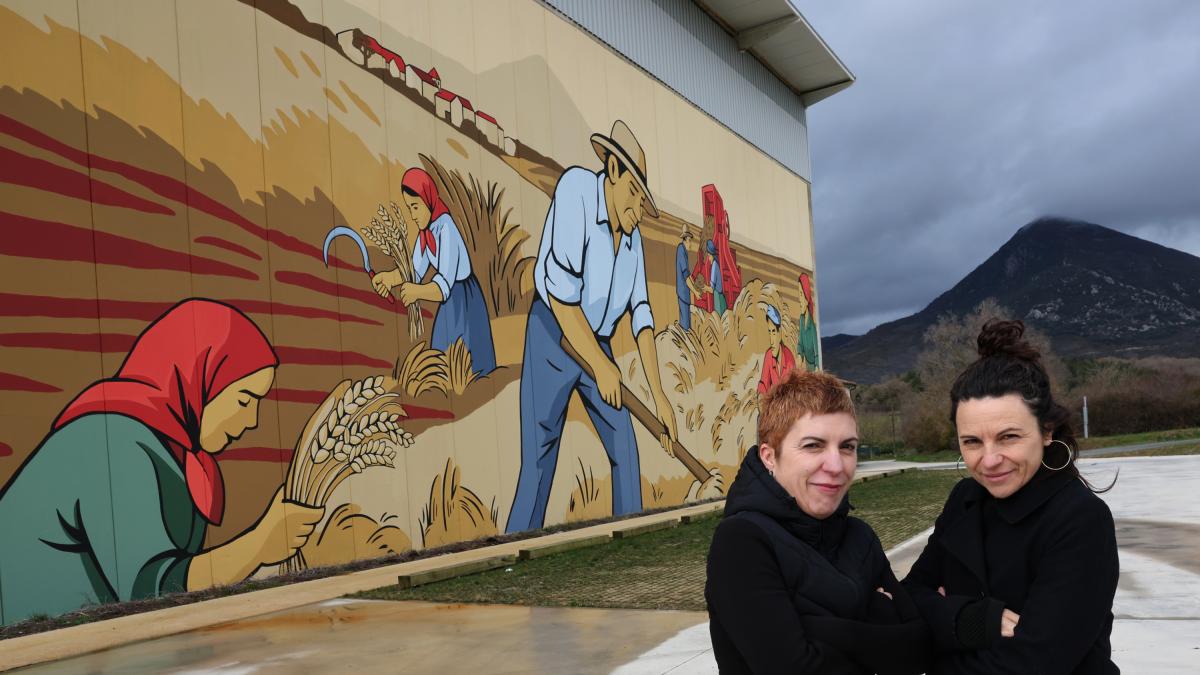 <![CDATA[Mural con historia en Salinas de Ibargoiti]]>