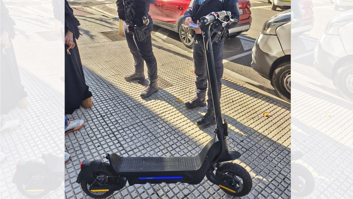 <![CDATA[El patinete no se libra del cepo: da positivo en drogas en Tudela y un familiar tiene que venir a hacerse cargo del "vehículo"]]>