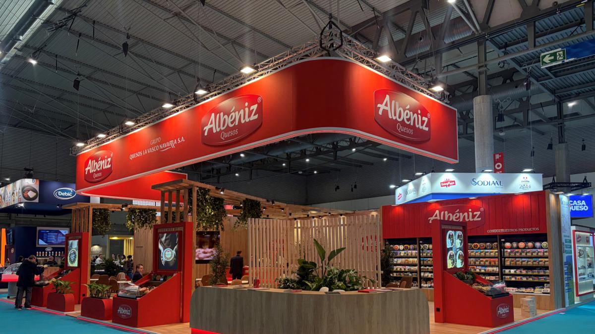 <![CDATA[Quesos Albéniz-Vasco Navarra destaca en Alimentaria con una trayectoria al alza y una sólida presencia de marca]]>