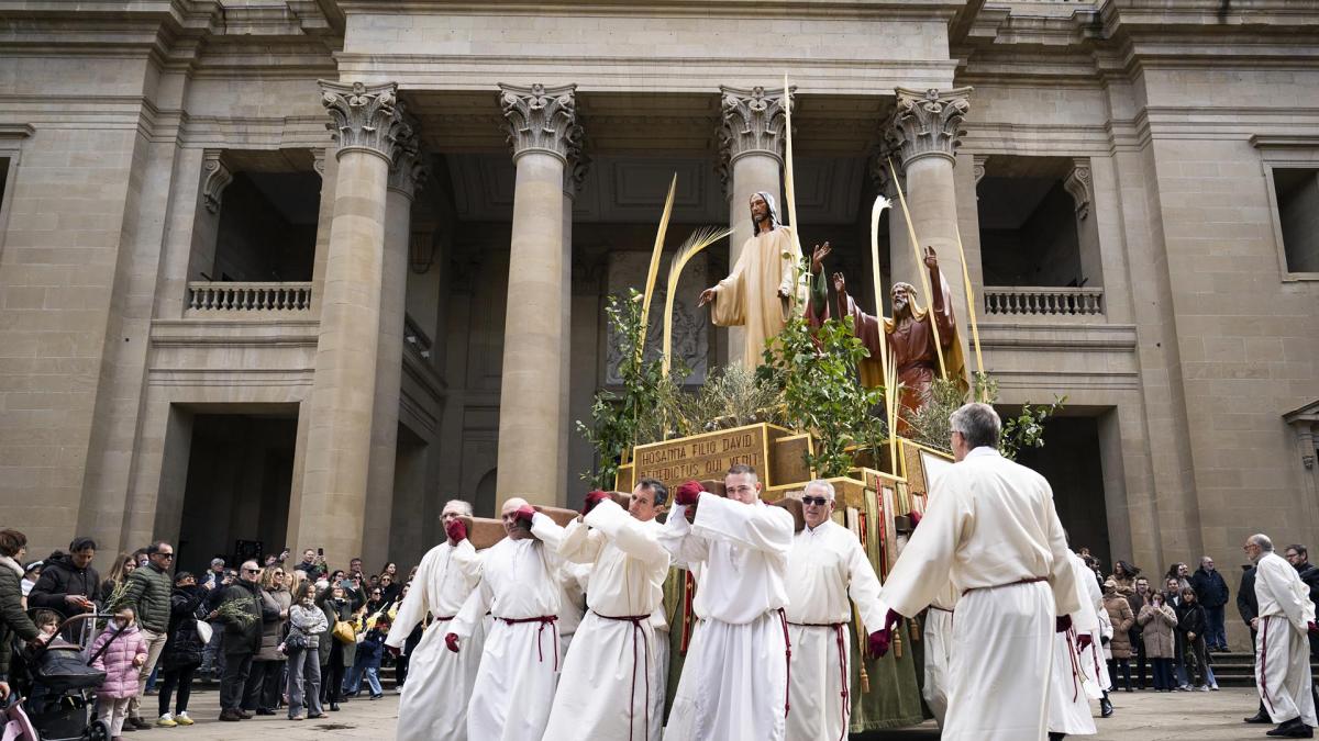 <![CDATA[Fotos de la procesión del Domingo de Ramos en Pamplona]]>