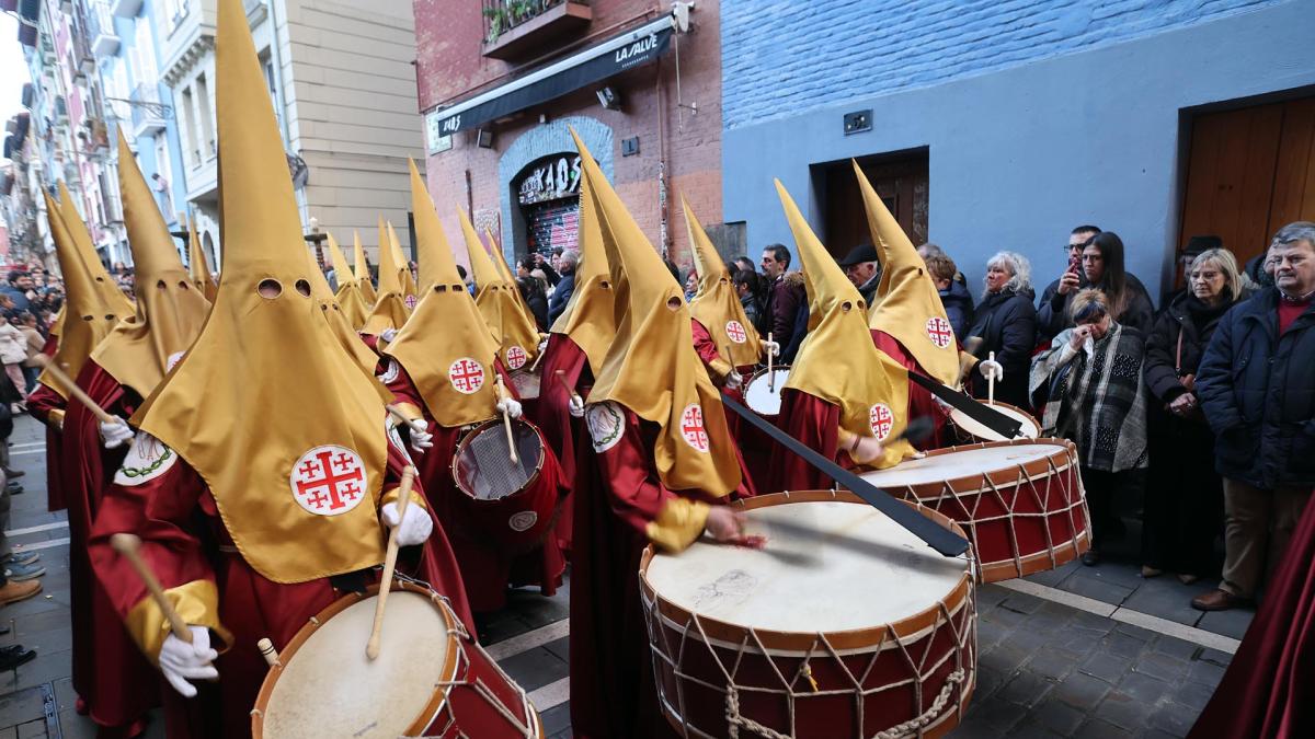 <![CDATA[Fotos de la procesión de Jueves Santo en Pamplona]]>