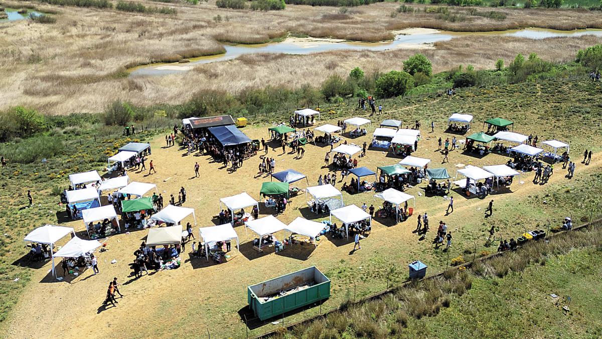 <![CDATA[El Día del Ángel pasó al Soto de los Tetones y dejó menos suciedad]]>